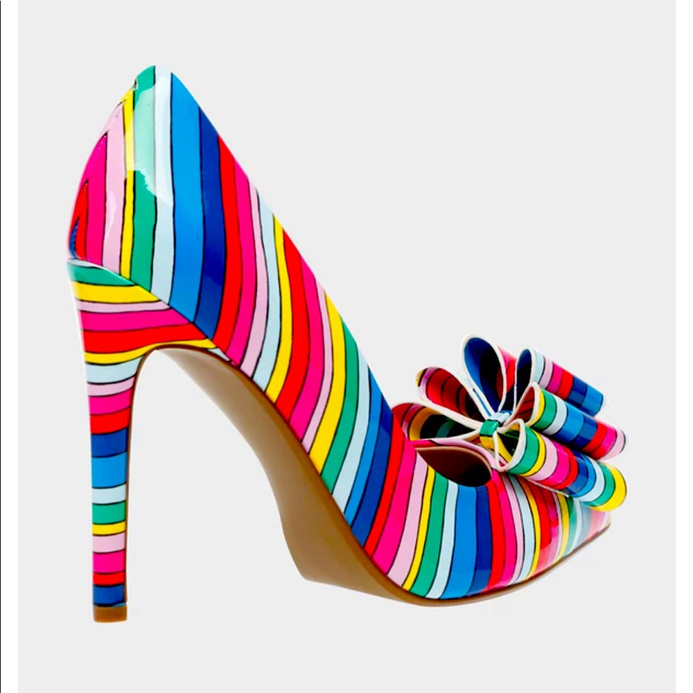 Betsey Johnson PRINCE-P BRIGHT MULTI PUMPS - Picture 6 of 15